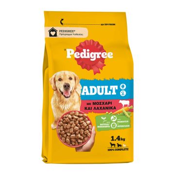 Pedigree Adult Μοσχάρι & Λαχανικά 1.4kg