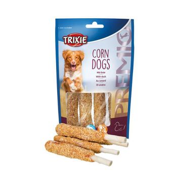TRIXIE ΛΙΧΟΥΔΙA PREMIO CORN DOG DUCK 100G