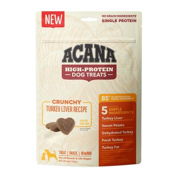Acana Crunchy Turkey Liver Recipe 100gr Τραγανές Λιχουδιές