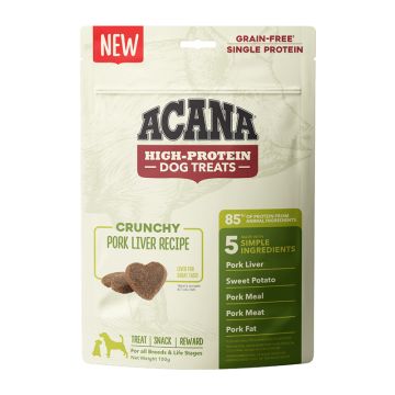Acana Crunchy Pork Liver Recipe 100gr Τραγανές Λιχουδιές