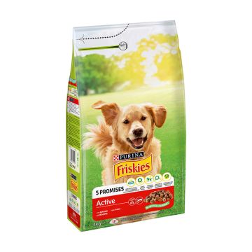 Friskies Active Adult Με Βοδινό 4Kg