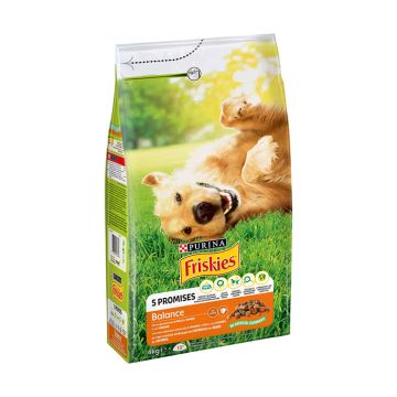 Friskies Balance Adult Με Κοτόπουλο & Λαχανικά 4Kg
