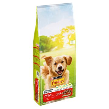 Friskies Active Adult Με Βοδινό 18Kg