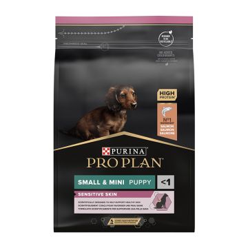 Purina Pro Plan Small & Mini Puppy Sensitive Skin Σολομός 3Kg