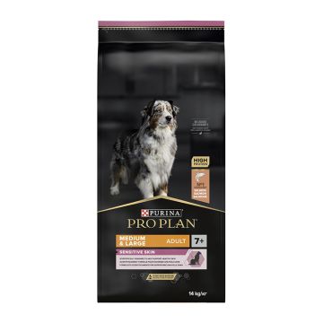 Purina Pro Plan Medium & Large Adult 7+ Sensitive Skin Σολομός 14Kg