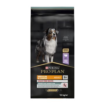 Purina Pro Plan Medium-Large Adult Grain Free Sensitive Digestion Γαλοπούλα 12Kg