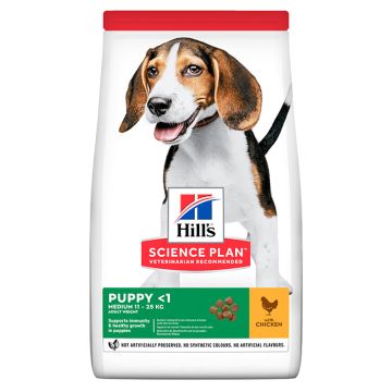 Hill's Science Plan Puppy Medium Με Κοτόπουλο 2.5Kg