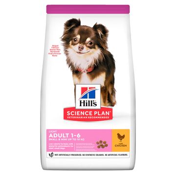Hill's Science Plan Adult Light Small & Mini Με Κοτόπουλο 1.5Kg