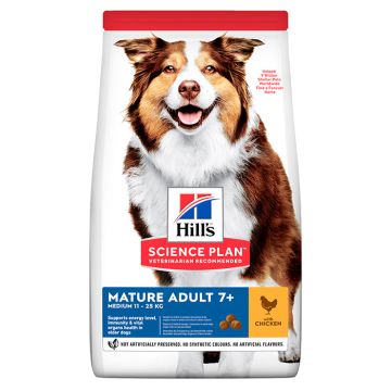 Hill's Science Plan Mature Adult Medium Με Κοτόπουλο 14KG
