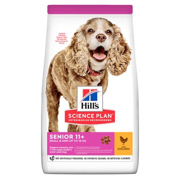 Hill's Science Plan Senior 11+ Small & Mini Με Κοτόπουλο 1.5Kg