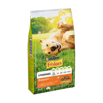 Friskies Balance Adult Με Κοτόπουλο & Λαχανικά 9Kg