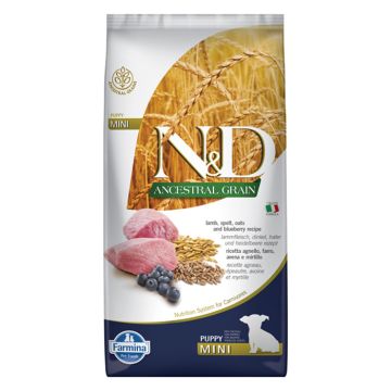 N&D Ancestral Puppy Mini Σκύλου Με Αρνί & Μύρτιλο 800G