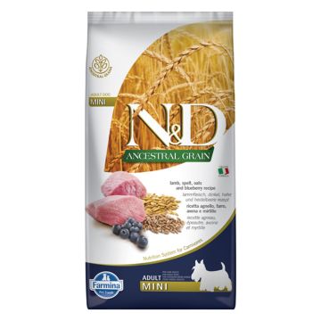 N&D Ancestral Adult Mini Σκύλου Με Αρνί & Μύρτιλο 800G