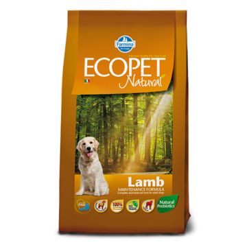 Ecopet Natural Adult Medium Σκύλου Με Αρνί 2.5Kg