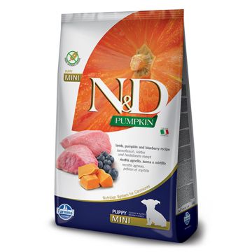 N&D Pumpkin Puppy Mini Με Αρνί, Κολοκύθα & Μύρτιλο 2.5Kg