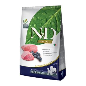 N&D Dog Prime Adult Med/Maxi με Αρνί 2.5kg