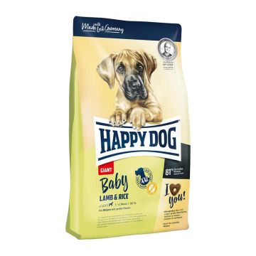 Happy Dog Baby Giant Lamb & Rice 13kg+2kg Δώρο