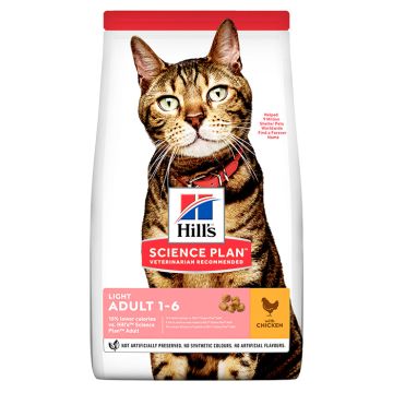 Hill's Science Plan Adult Light Με Κοτόπουλο 1.5Kg