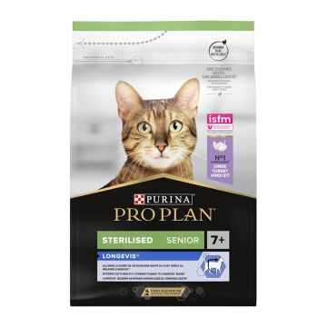 Purina Pro Plan Longevis Sterilised 7+ Γαλοπούλα 3Kg