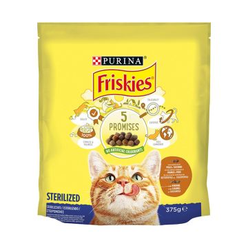 Friskies Sterilised Με Γαλοπούλα & Λαχανικά 375G