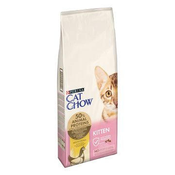 Purina Cat Chow Kitten Κοτόπουλο 15Kg