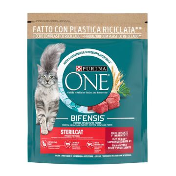 Purina One Sterilised Cat Με Βοδινό & Σιτάρι 1.5Kg