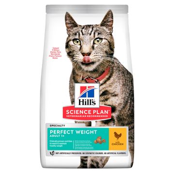 Hill's Science Plan Adult Perfect Weight Με Κοτόπουλο 2.5Kg