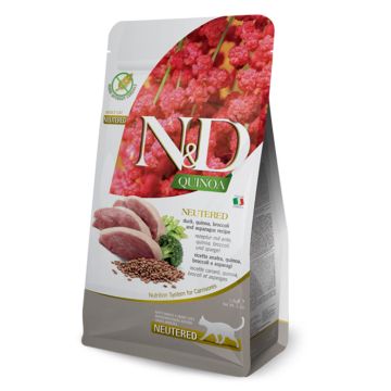 N&D Cat Quinoa Neutered με Πάπια 1.5kg