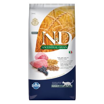 N&D Ancestral Adult Γάτας Με Αρνί & Μύρτιλο 1.5Kg