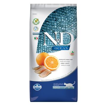 N&D Ocean Adult Με Ρέγγα & Πορτοκάλι 1.5Kg