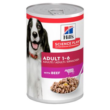 Hill's Science Plan Adult Με Βοδινό 370G