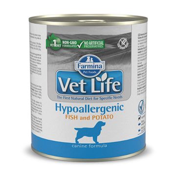 Vetlife Hypoallergenic Σκύλoυ Με Θαλασσινά & Γλυκοπατάτα 300G