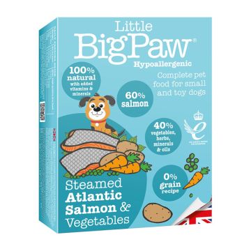 Little Big Paw Με Σολομό & Λαχανικά 85g