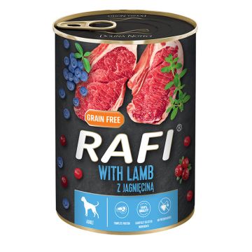 Rafi Σκύλου Πατέ Με Αρνί, Μύρτιλο & Κράνμπερι 400G