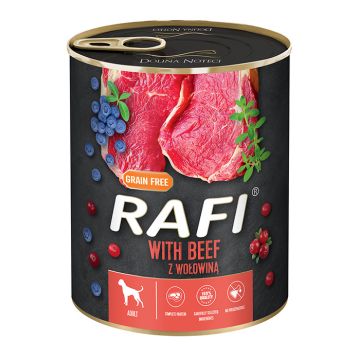 Rafi Σκύλου Πατέ Με Βοδινό, Μύρτιλο & Κράνμπερι 800G