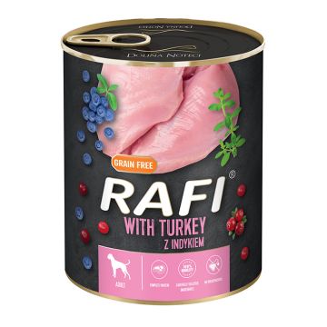 Rafi Σκύλου Πατέ Με Γαλοπούλα, Μύρτιλο & Κράνμπερι 800G