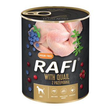Rafi Σκύλου Πατέ Με Ορτύκι, Μύρτιλο & Κράνμπερι 800G