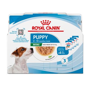 Royal Canin Multi Mini Puppy 85gr 3+1 Δώρο