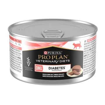 Purina Pro Plan Veterinary Diets Cat DM Diabetes Management Mousse 195G