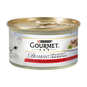 Gourmet Diamant Φιλετάκια με Μοσχάρι 85gr