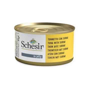 Schesir Με Τόνο & Σουρίμι Σε Ζελέ 85G