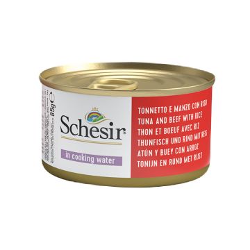 Schesir Με Τόνο, Μοσχάρι & Ρύζι 85G