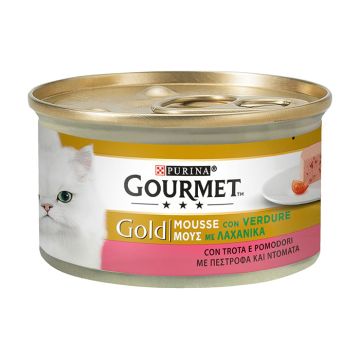 Gourmet Gold Μους Με Πέστροφα & Ντομάτα 85G