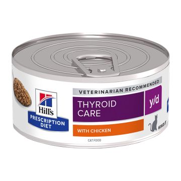 Hill's Prescription Diet y/d Thyroid Care Με Κοτόπουλο 156G