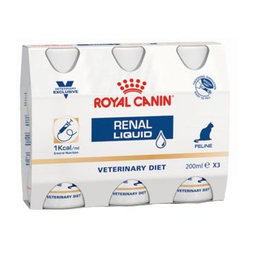 Royal Canin Γάτας Renal Liquid 3x0.2L