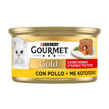 Gourmet Gold "Η Καρδιά Της Γεύσης" Με Κοτόπουλο 85G