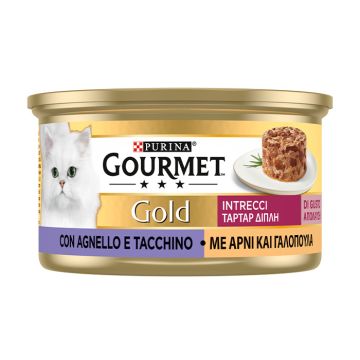Gourmet Gold Ταρτάρ Με Αρνί & Γαλοπούλα 85G
