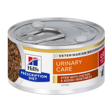 Hill's Prescription Diet c/d Urinary Stress Stew Με Κοτόπουλο & Λαχανικά 82G