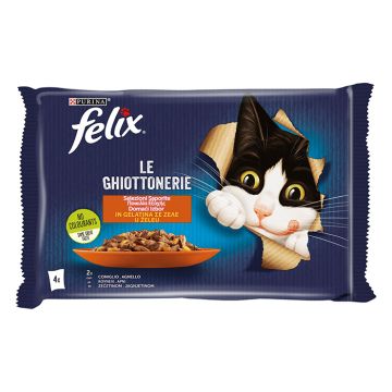 Felix Agail Με Κουνέλι & Αρνί Σε Ζελέ 4x85G