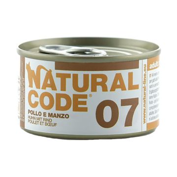 Natural Code Κοτόπουλο & Βοδινό 85gr